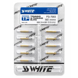 Ss White Round Finishing Bur-12 Blades #7003 (Pack Of 10)