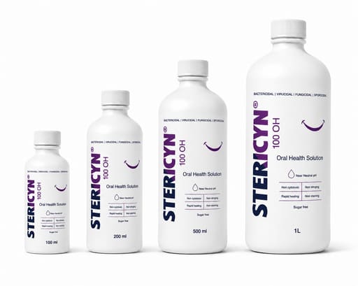 SteriCyn OH 100 PPM Hypochlorous Acid Oral Health Solution