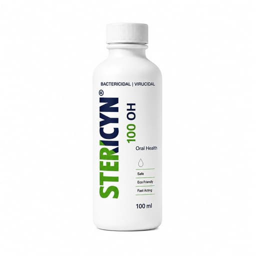 SteriCyn OH 100 PPM Hypochlorous Acid Oral Health Solution - 100 ml