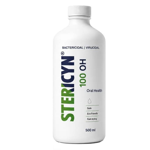 SteriCyn OH 100 PPM Hypochlorous Acid Oral Health Solution - 500 ml