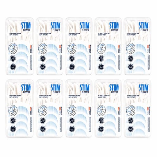 Stim Flosser Pack Of 10 Box (1 Box Contains 40Pcs)