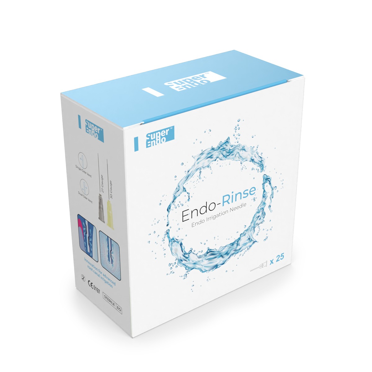 SuperEndo Disposable Irrigation Needles Gray 27G - Double Vents