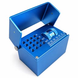 SuperEndo Autoclavable Aluminium Endo Box with File Counting Scale - 16 Holes