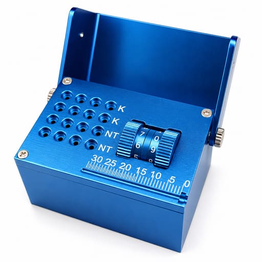 SuperEndo Autoclavable Aluminium Endo Box with File Counting Scale - 16 Holes