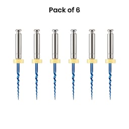 SuperEndo Blue Files 19mm #08/17 (B-Safe) (Pack of 6)