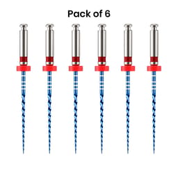 SuperEndo Blue Files 21mm #04/25 (B2) (Pack of 6)