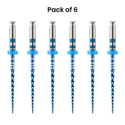 SuperEndo Blue Files 21mm #06/30 (B6) Pack of 6