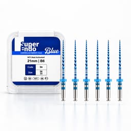 SuperEndo Blue Files 21mm (Pack of 6)