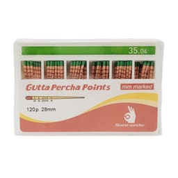 Sure Endo Gutta Percha Length Marked - 4% (Pack of 120) - 6