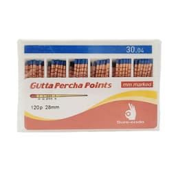 Sure Endo Gutta Percha Length Marked - 4% (Pack of 120) - 5