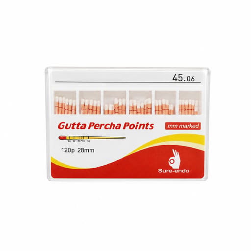 Sure Endo Gutta Percha Length Marked - 6% #45 (Pack of 120)
