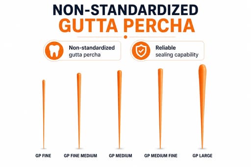 Sure Endo Gutta Percha Non Standardized (Pack of 100)