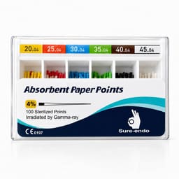 Sure Endo Paper Points - 4% (Pack of 180) - 8