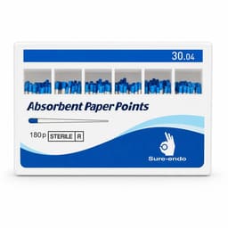 Sure Endo Paper Points - 4% (Pack of 180) - 5