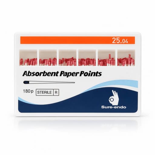 Sure Endo Paper Points - 4% (Pack of 180)