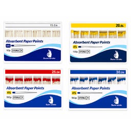 Sure Endo Paper Points - 4% (Pack of 100) - 1