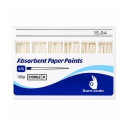 Sure Endo Paper Points - 4% (Pack of 100) - 2