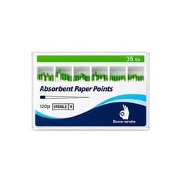 Sure Endo Paper Points - 6% #35 (Pack of 180)