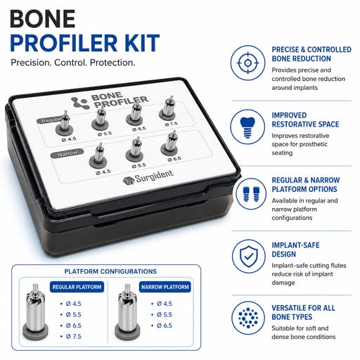 Surgident Bone Profiler Kit (SD-BP)