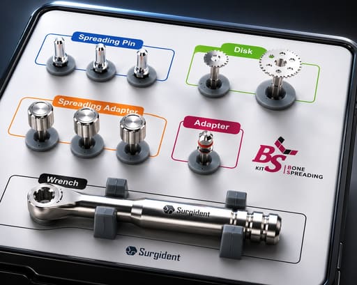 Surgident Bone Spreading Kit for Multiple Implant Placement (SD-BS)