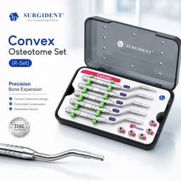 Surgident Convex Osteotome Set - R Set for Sinus Lift (SD-CONVEX) - 4