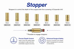 Surgident Easy Bone Expander Kit with Stopper (SD-EBE) - 8