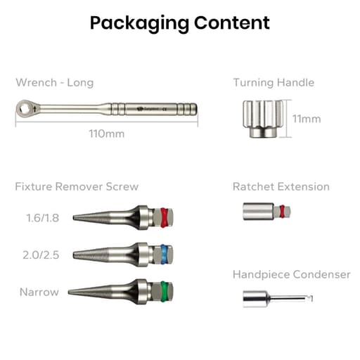 Surgident Fixture & Screw Remover Kit (SD-FSR)