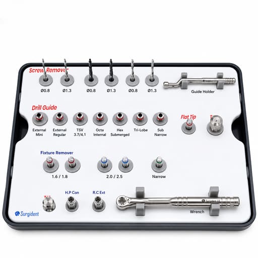 Surgident Fixture & Screw Remover Kit (SD-FSR)