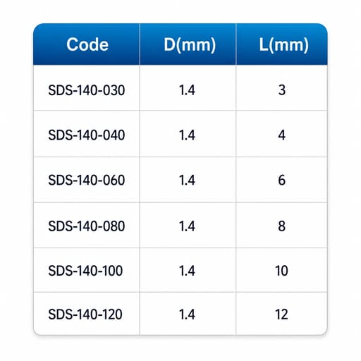 Surgident GBR Screw ∅ 1.4mm (Pack of 5)