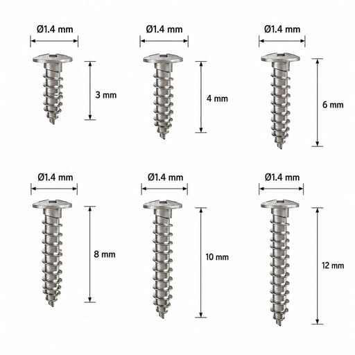Surgident GBR Screw ∅ 1.4mm (Pack of 5)