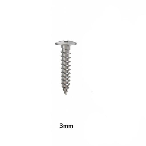 Surgident GBR Screw ? 1.4mm x 3mm (SDS-140 - 030) - Pack of 5
