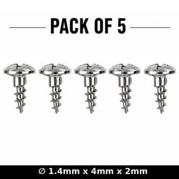 Surgident GBR Tenting Screw ∅ 1.4mm x 4mm x 2mm (TS-140 - 040) - Pack of 5