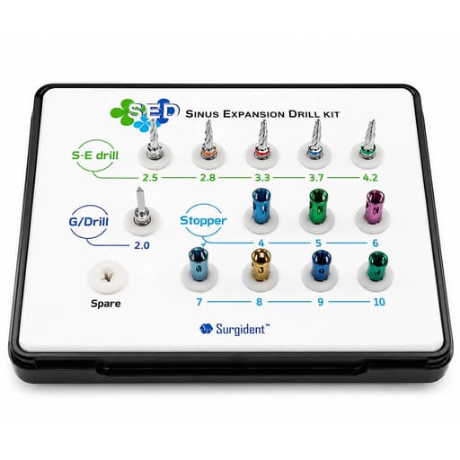 Surgident Osseodensification Sinus Expansion Drill Kit (SD-SED)