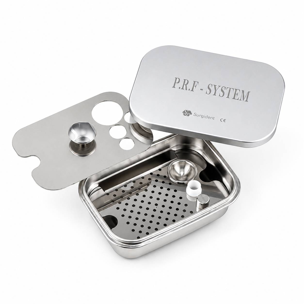 IMPLANT PRF & GRF Box – Edelstahl, Autoklavierbar, Für Platelet Rich Fibrin, Komplett Mit Instrumenten, CE-zertifiziert
