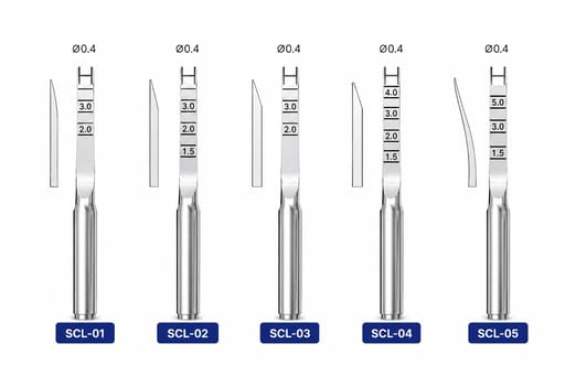 Surgident Ridge Split Set for Narrow Bone Ridge - Set of 5 (SD-RS)