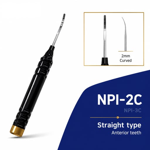 Surgident Sereniti Periotome Set of 6 for Atraumatic Extraction (NPI-Set)