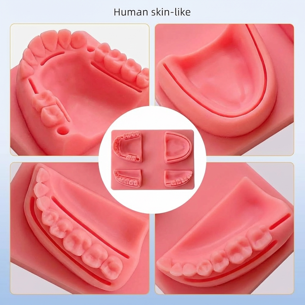 iDENTical Dental Educational Suture Model- Pink Base