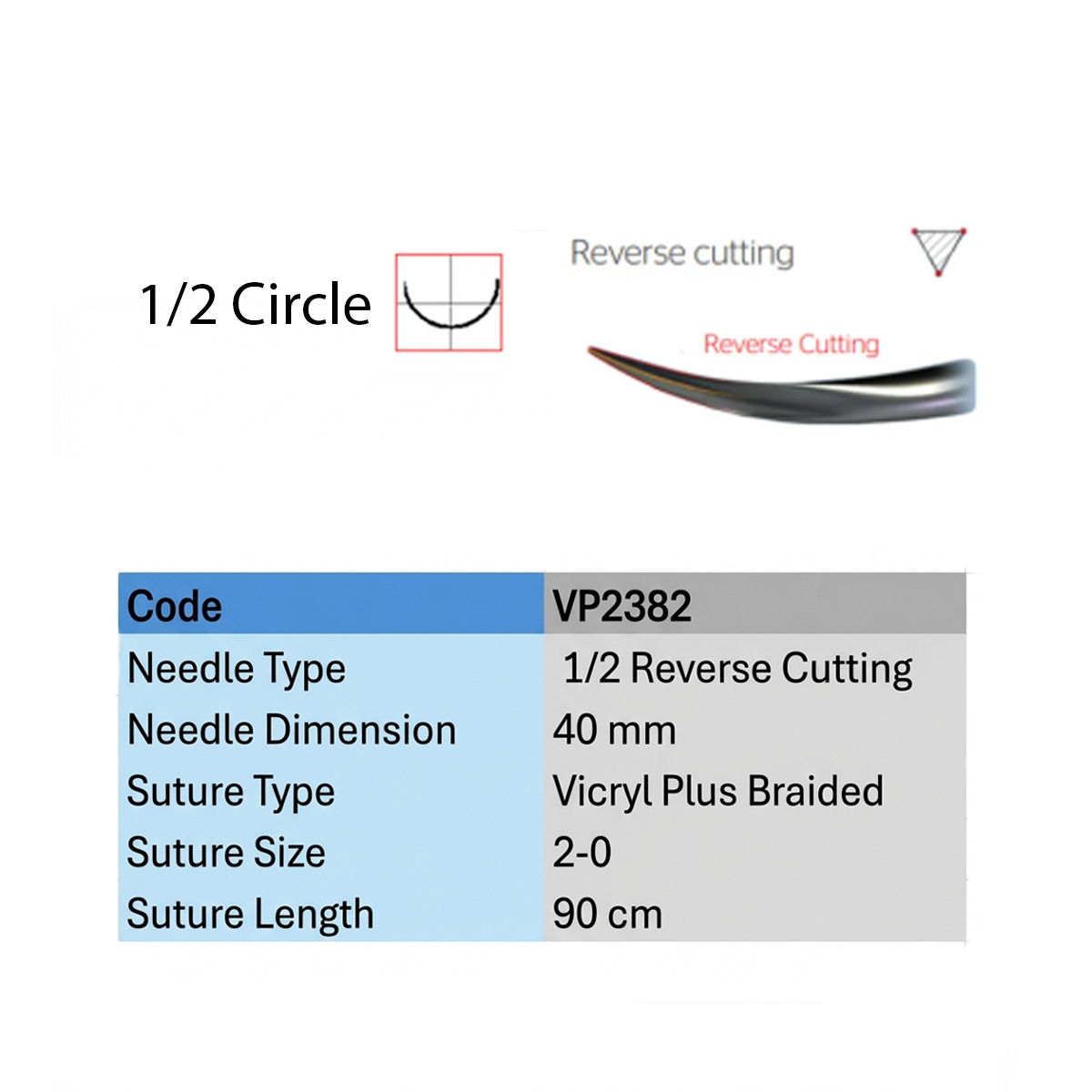 Ethicon VP2382 Suture Vicryl Plus