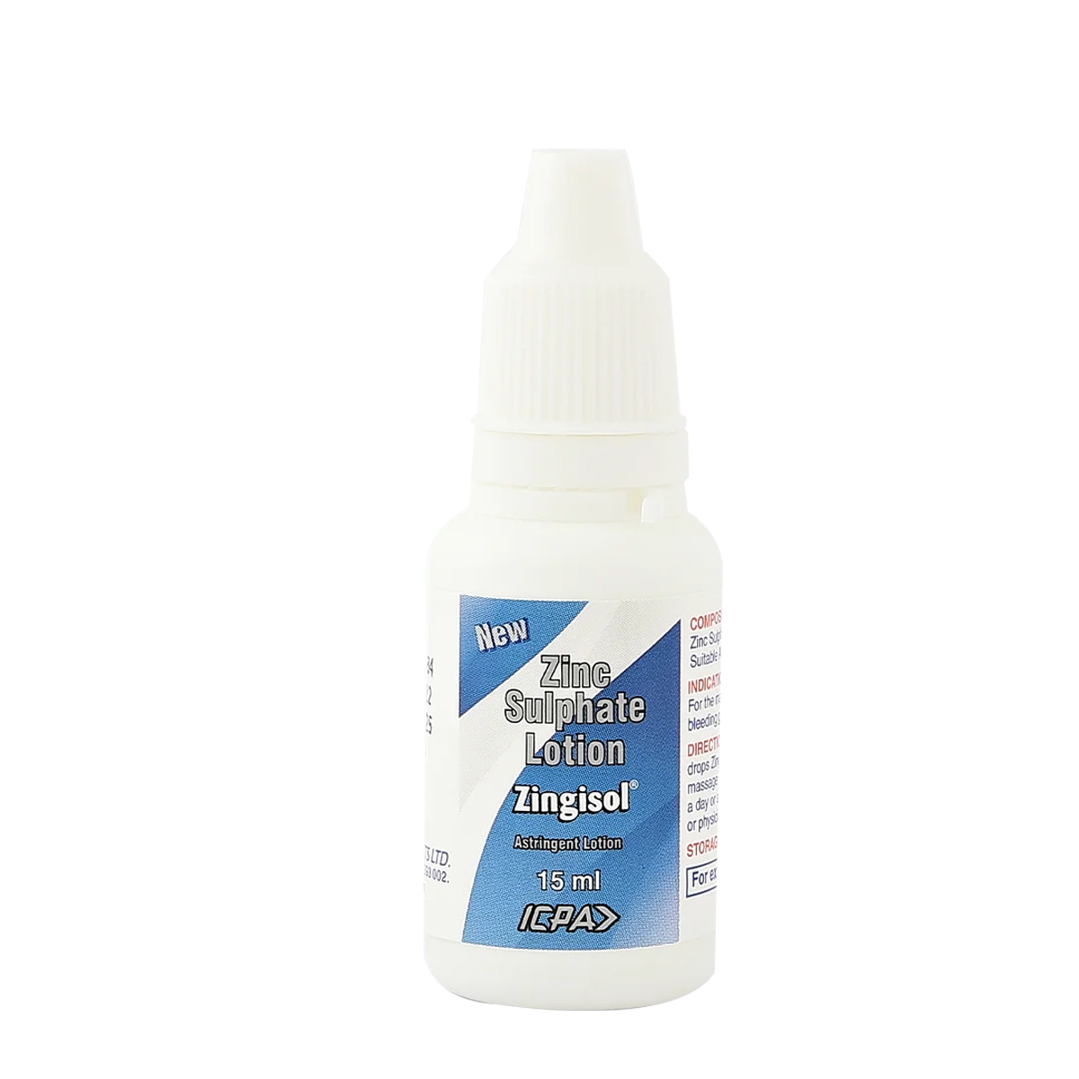 ICPA Zingisol Astringent Lotion 15ml (Pack of 10)