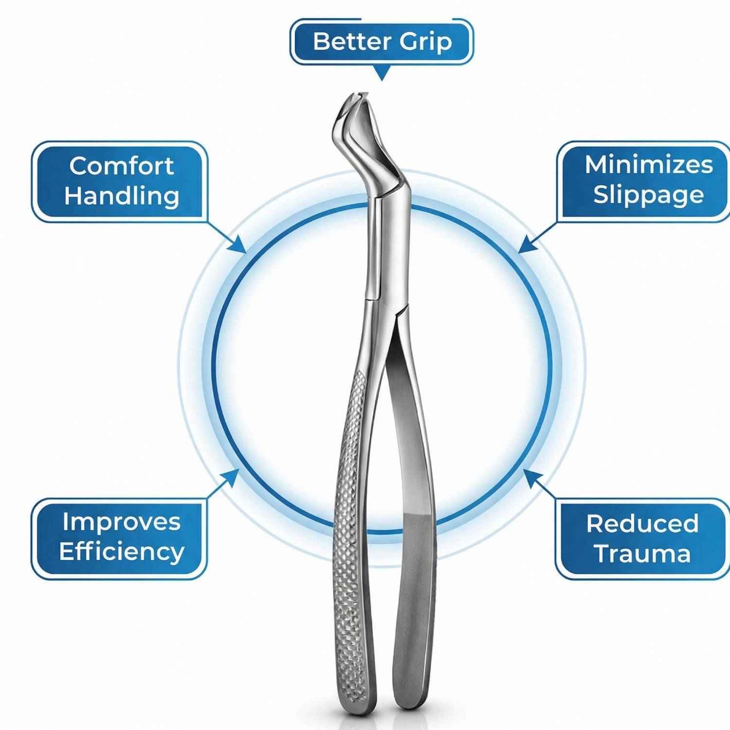 GDC American Forcep Nevius First & Second Upper Molar Teeth Left # 88L (F88L)