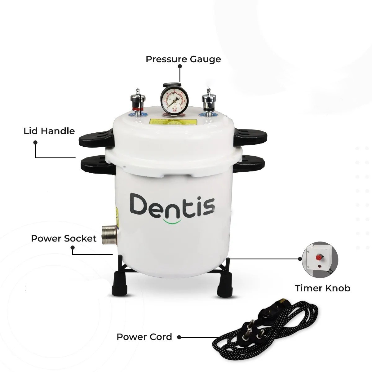 Dentis Spare Parts For Insta-Clave Autoclave with Timer And Drum - 14L 