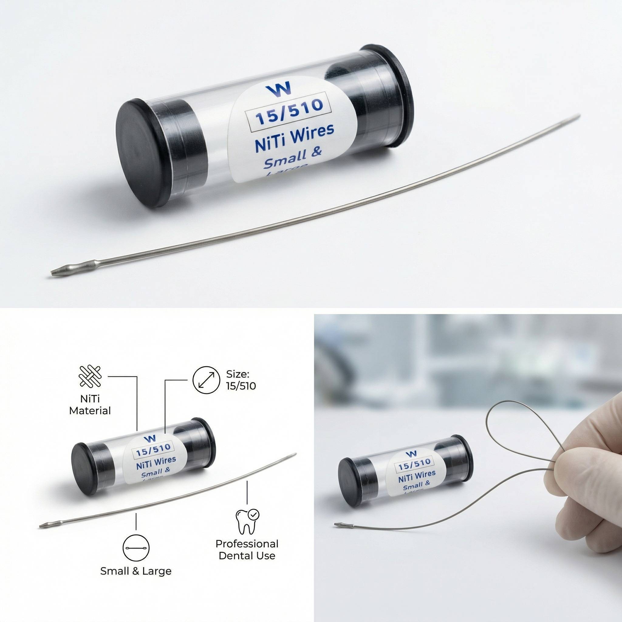 Waldent Crown Remover NiTi Wire Set (Small & Large) (15/510)