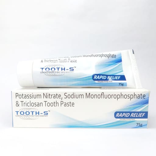 Ortis Tooth-S Rapid Relief Toothpaste (Pack Of 10)