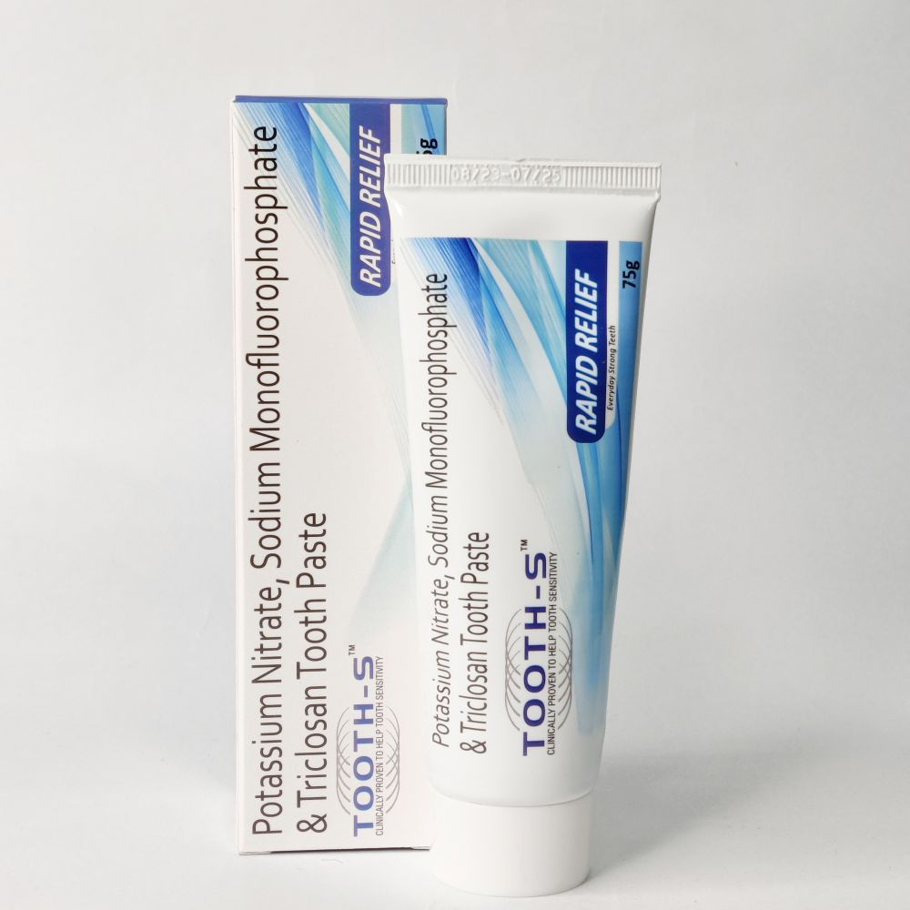 Ortis Tooth-S Rapid Relief Toothpaste (Pack Of 10) 