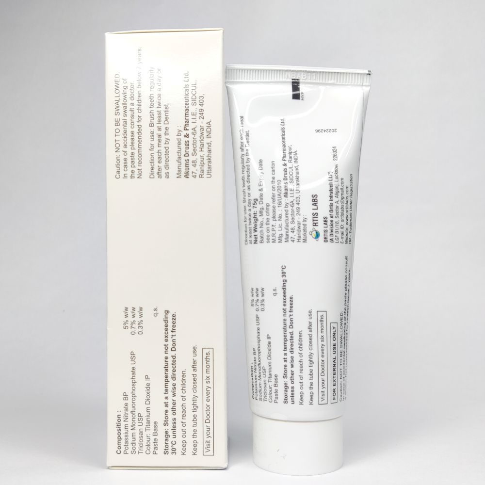 Ortis Tooth-S Rapid Relief Toothpaste (Pack Of 10) 