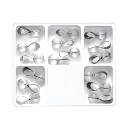 Tor Vm Contoured Metal Matrices Combined With Clamp For Premolars (16 pcs) No. 1.540