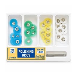 Tor Vm Polishing Discs (diameter 10 mm) (41pcs) No. 1.069 - Kit