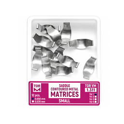 Tor Vm Saddle Contoured Metal Matrices - Refills (Small) (12pcs) No. 1.311 (H50)