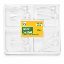 Tor Vm Transparent Contoured Matrices for Premolars and Molars (120pcs) No. 1.092