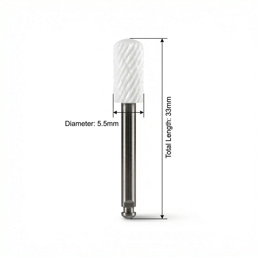 Julldent Zirconia Cylindrical Ridge Contouring Bur